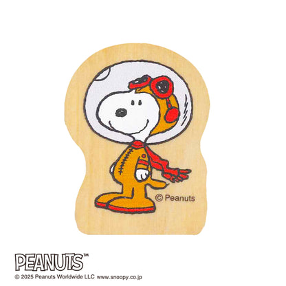 Kodomo No Kao Snoopy Wood Piece Stamps