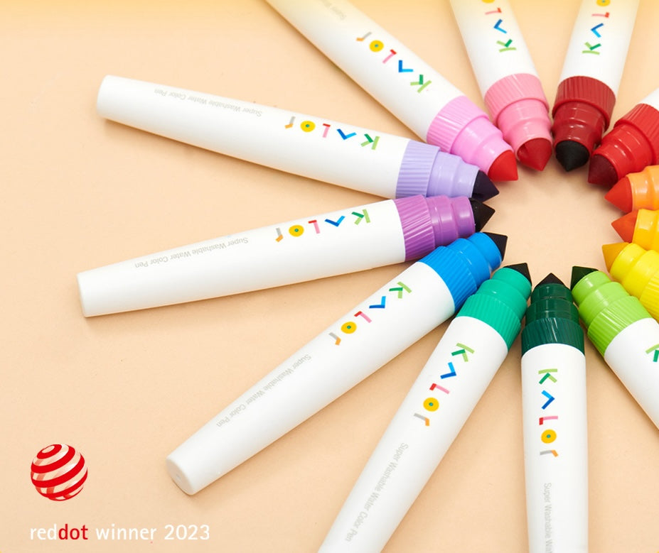 Kalor Washable Watercolor Markers (24 Color Set)
