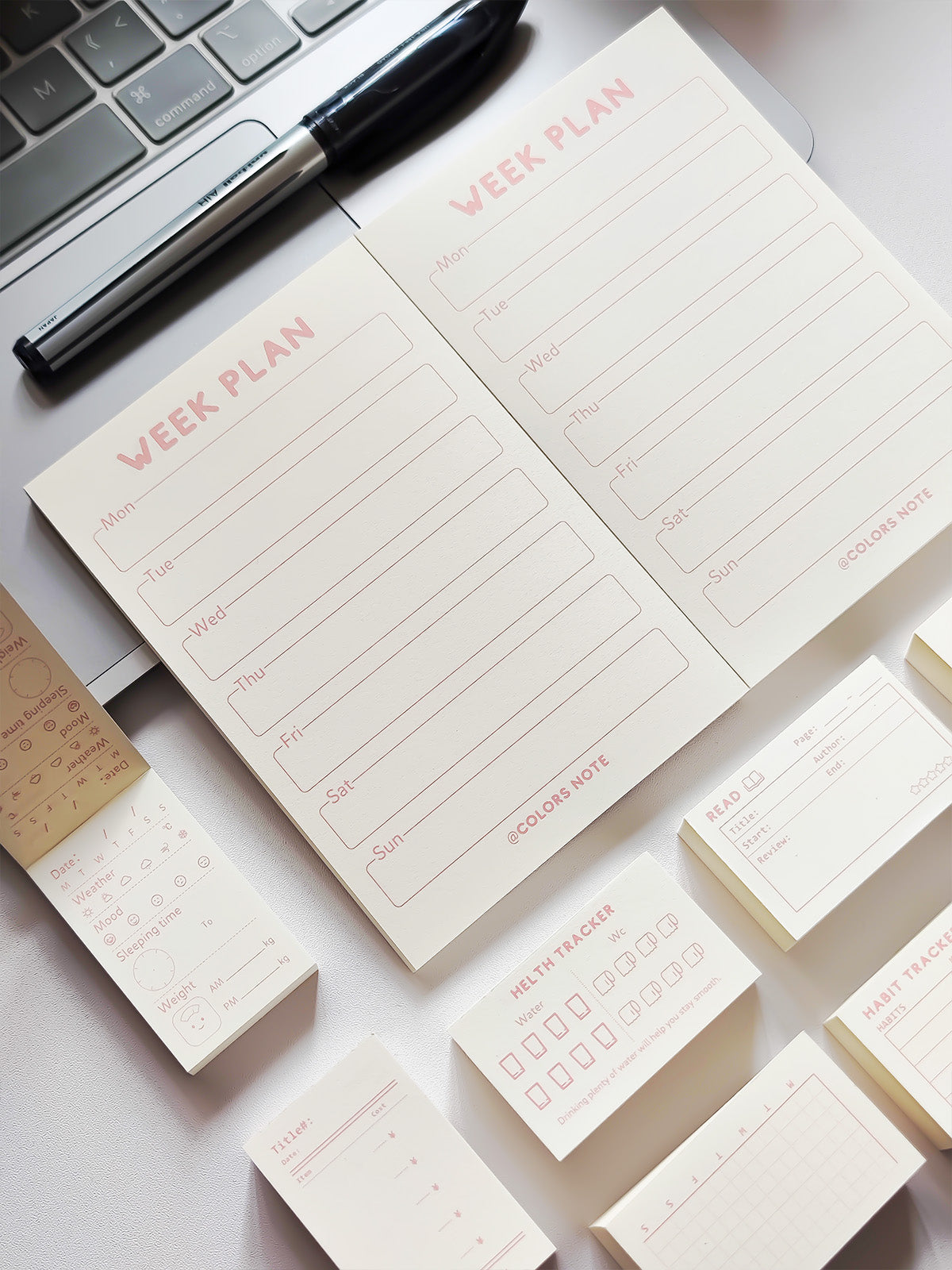 Colors Note Weekly Planner B7 – Noted Stationery