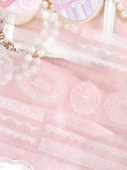 Cardlover - Waltz of Lace PET Glitter Stickers Roll (Die-cut)