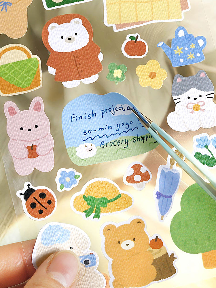 Cardlover - Soft and Fluffy Series Stickers