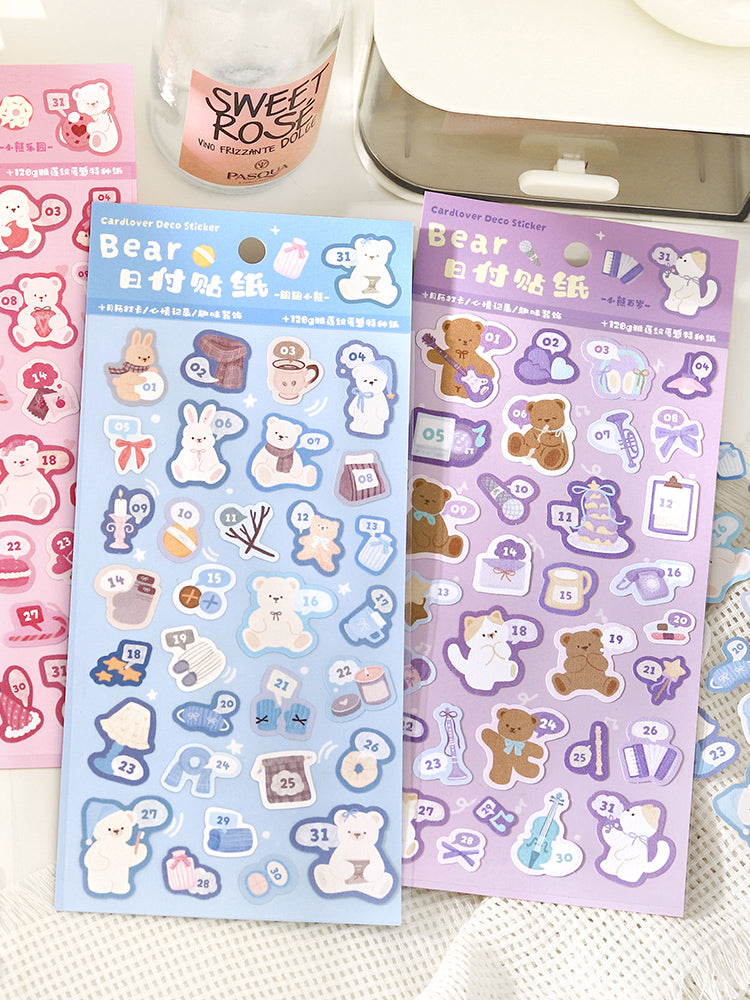 Cardlover - Bear's Polka Date Stickers