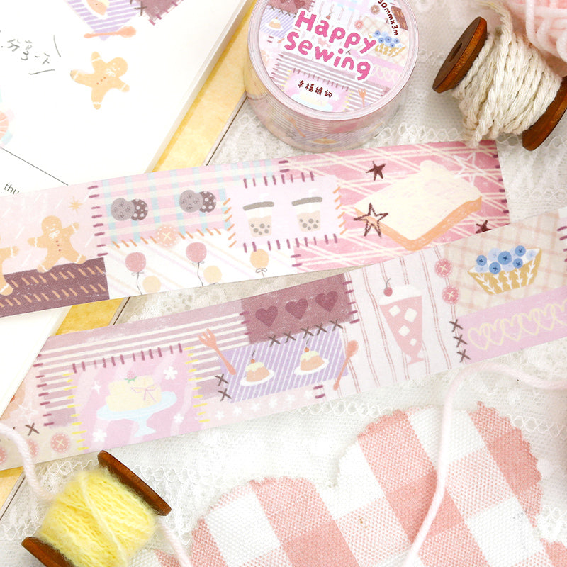 Cardlover - Happy Sewing Washi Tape 30mm