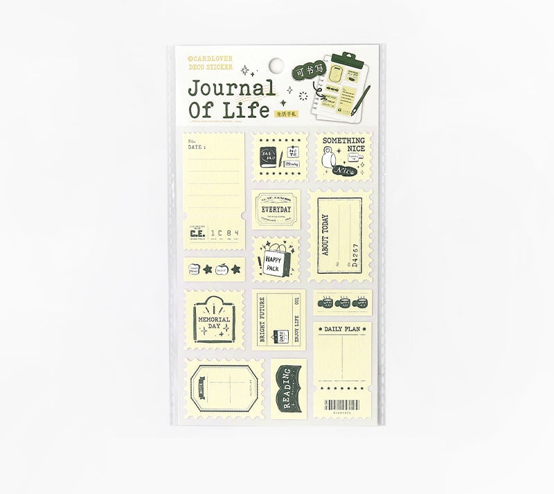 Cardlover - Journal of Life Writable Stickers