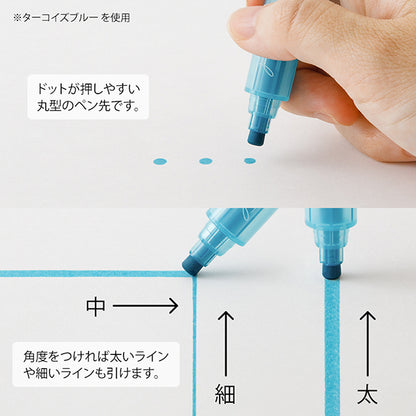 Midori Join Dots Round-Tip Marker