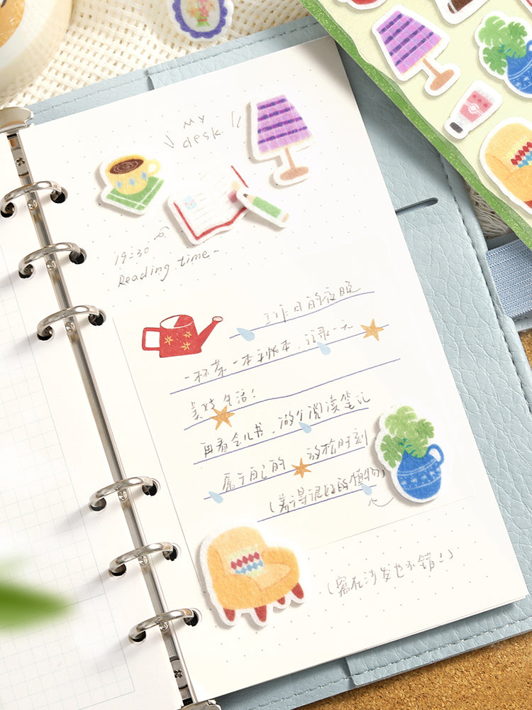 Cardlover - Warm Diary Felt Stickers