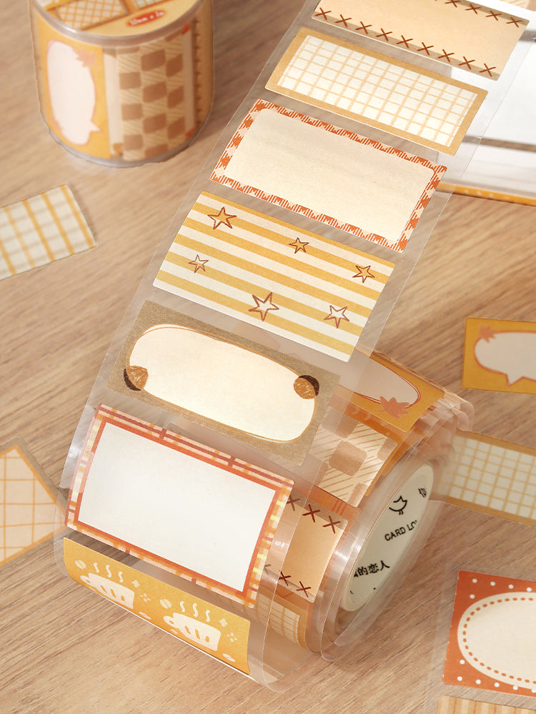Cardlover - Soft Colors Writable Stickers Roll