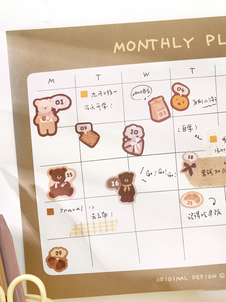 Cardlover - Bear's Polka Date Stickers