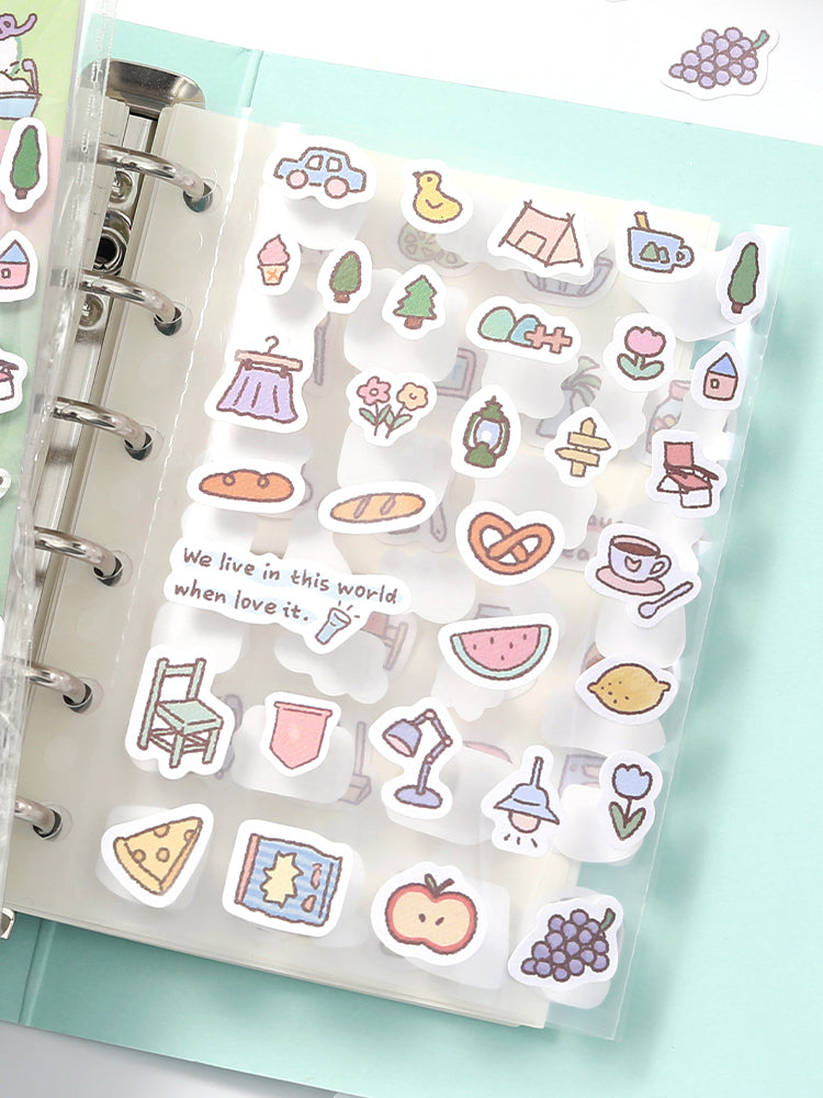 Cardlover - Cute Bubble Box Stickers