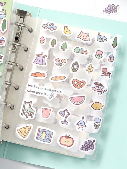 Cardlover - Cute Bubble Box Stickers