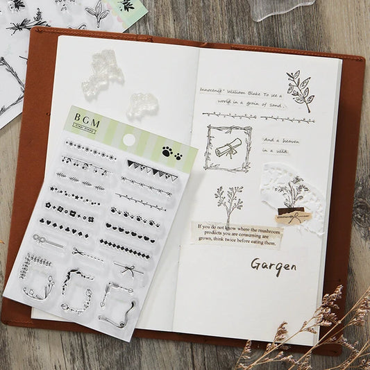 BGM Clear Stamps - Decorative Lines