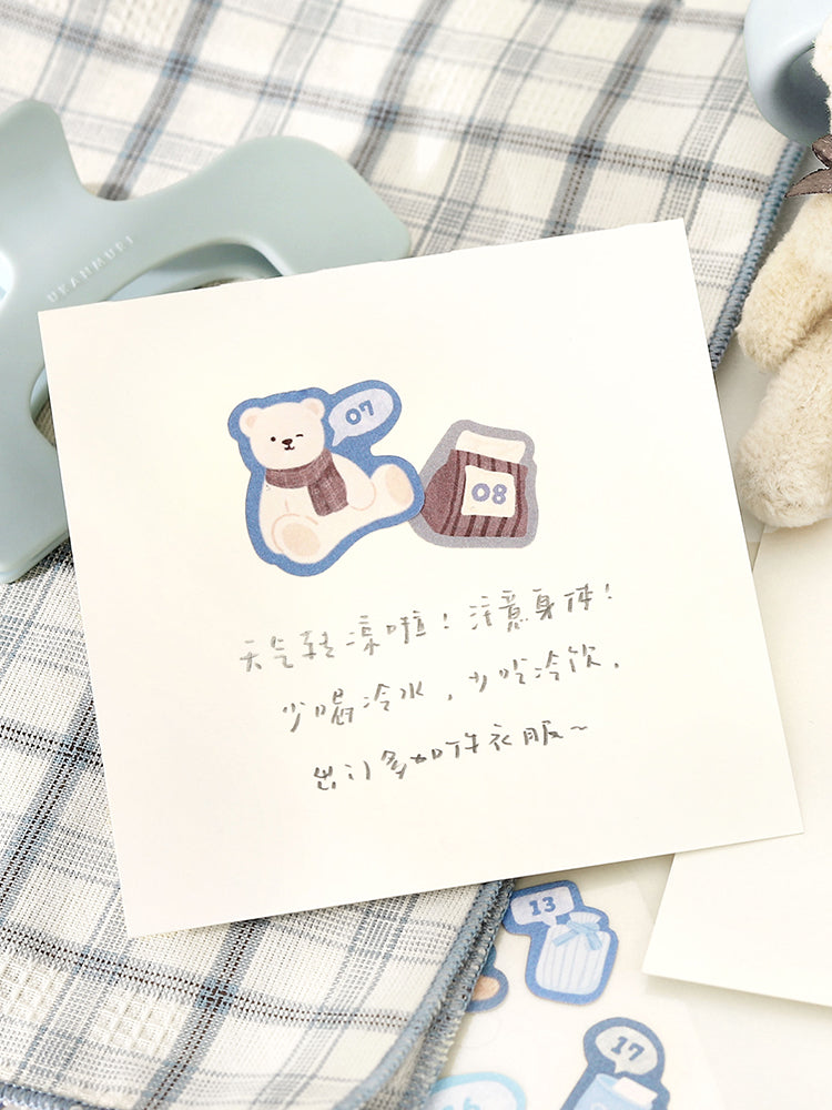 Cardlover - Bear's Polka Date Stickers