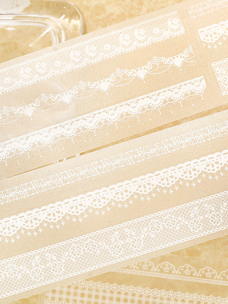 Cardlover - Waltz of Lace PET Glitter Stickers Roll (Die-cut)