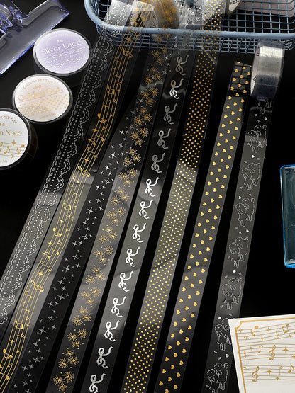 Cardlover - Capriccio PET Gold/Silver Foil Tape (15mm)