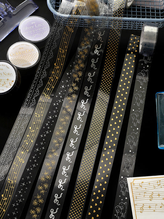 Cardlover - Capriccio PET Gold/Silver Foil Tape (15mm)