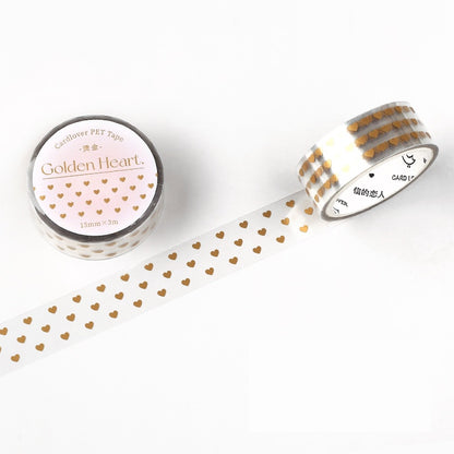 Cardlover - Capriccio PET Gold/Silver Foil Tape (15mm)