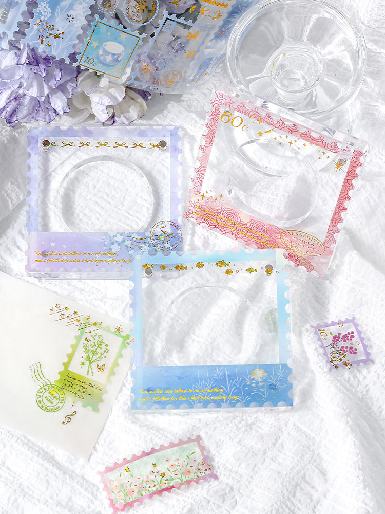 Cardlover - Tracing Gilded Shadows PET Gold Foil Stickers Roll