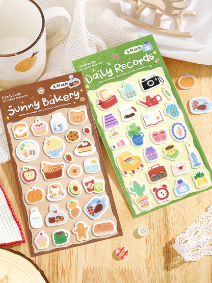 Cardlover - Warm Diary Felt Stickers