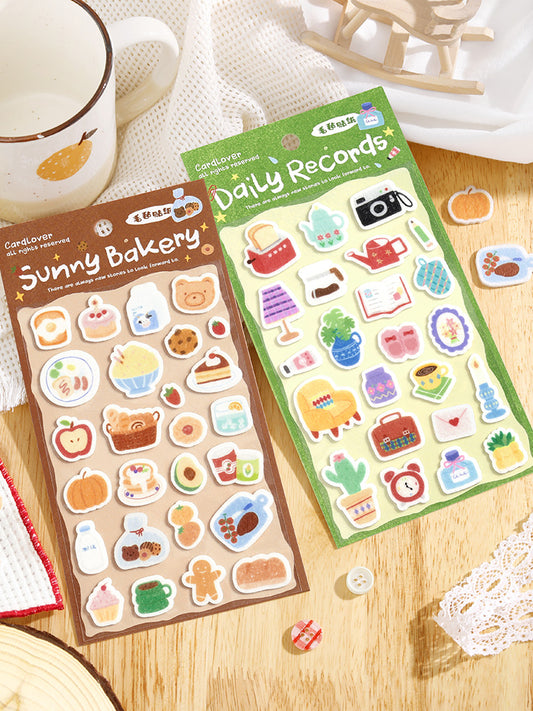 Cardlover - Warm Diary Felt Stickers