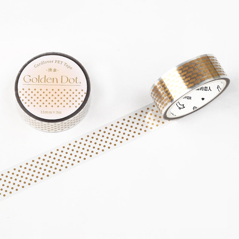 Cardlover - Capriccio PET Gold/Silver Foil Tape (15mm)
