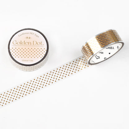 Cardlover - Capriccio PET Gold/Silver Foil Tape (15mm)