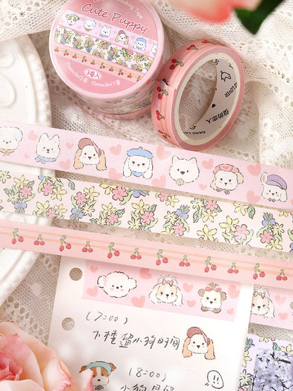 Cardlover - Flower Sweetheart Washi Tape Sets (3 Rolls Per Pack)