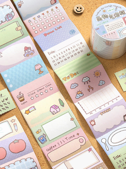 Cardlover - Cute Bubbles Writable Stickers Roll