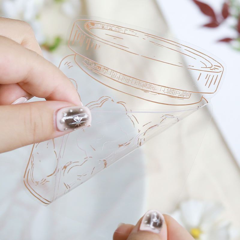 Cardlover - World in a Bottle PET Ephemera Stickers