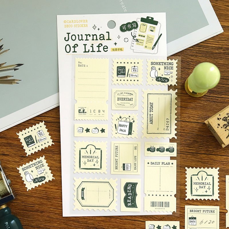 Cardlover - Journal of Life Writable Stickers