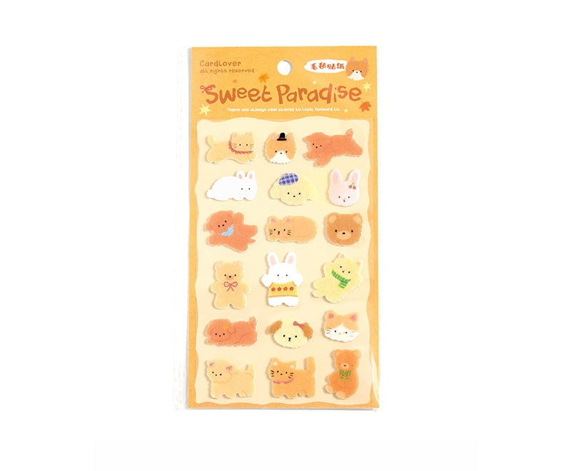 Cardlover - Warm Diary Felt Stickers