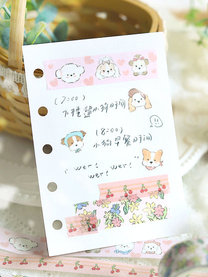 Cardlover - Flower Sweetheart Washi Tape Sets (3 Rolls Per Pack)