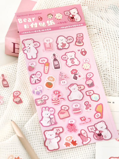 Cardlover - Bear's Polka Date Stickers