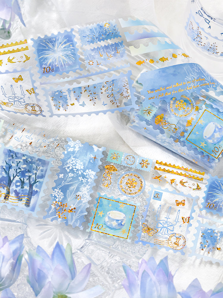 Cardlover - Tracing Gilded Shadows PET Gold Foil Stickers Roll