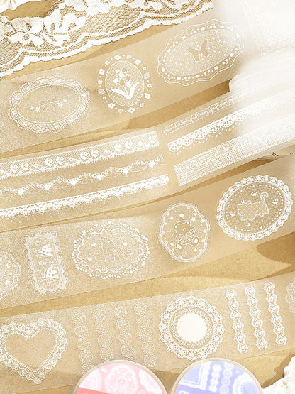 Cardlover - Waltz of Lace PET Glitter Stickers Roll (Die-cut)