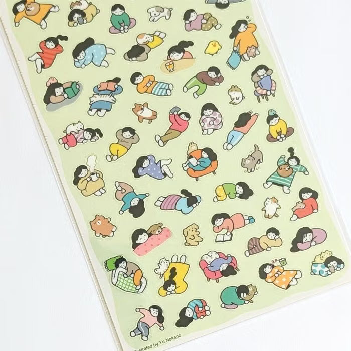 Mind Wave Seals Stickers - Lazy Holiday