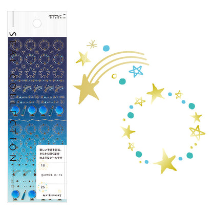 Midori Planner Stickers - Starry Sky