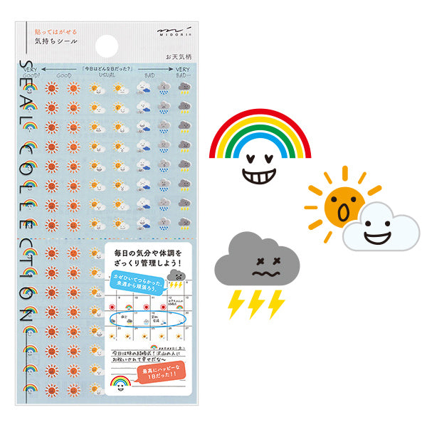 Midori Planner Stickers - Mood/Weather