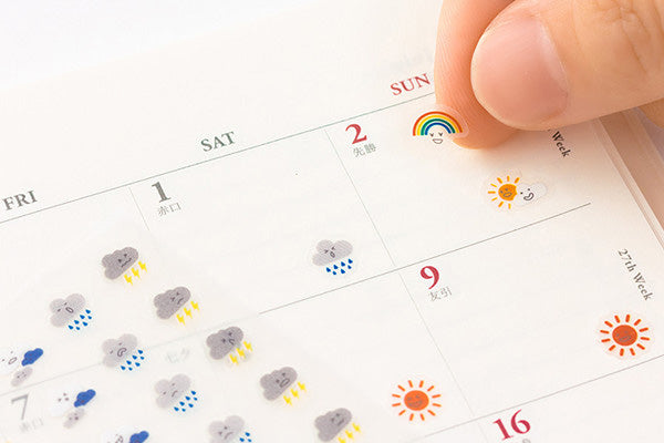 Midori Planner Stickers - Mood/Weather