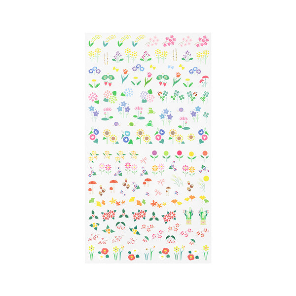 Midori Planner Stickers - Seasonal Plant