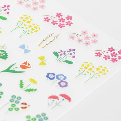 Midori Planner Stickers - Seasonal Plant