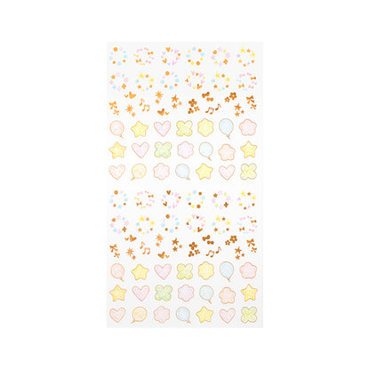 Midori Planner Stickers - Pastel Sparkle Date