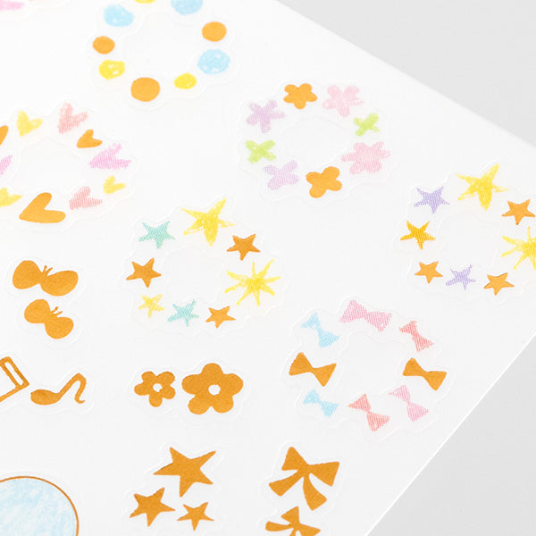 Midori Planner Stickers - Pastel Sparkle Date