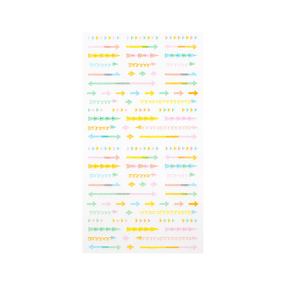 Midori Planner Stickers - Pastel Arrow