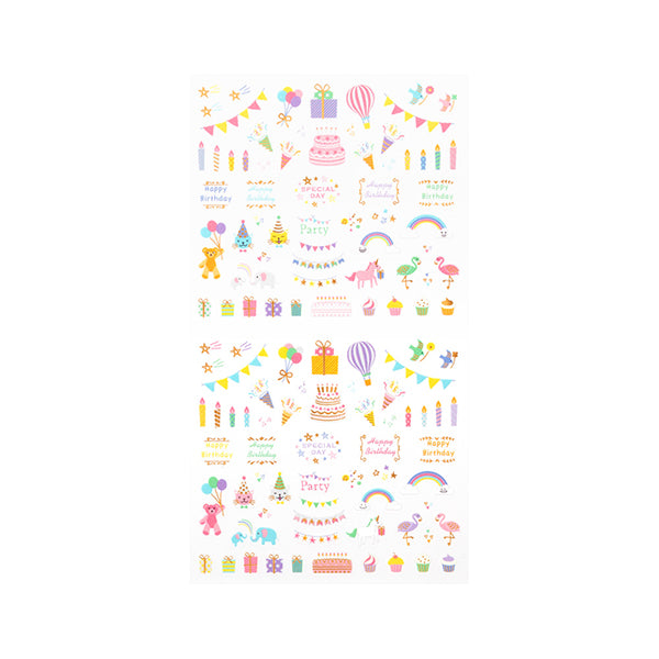 Midori Planner Stickers - Anniversary/Birthday