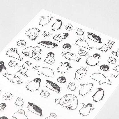 Midori Planner Stickers - Talking Sea Animals