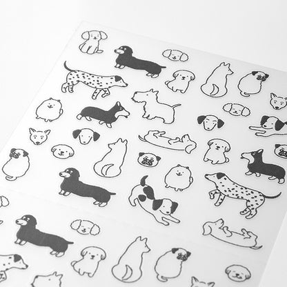 Midori Planner Stickers - Talking Dog