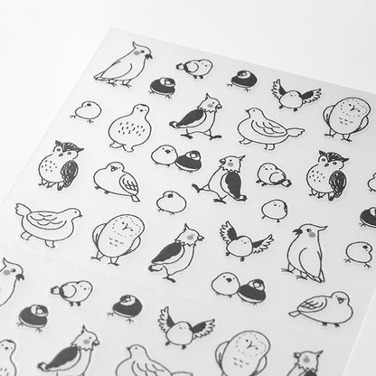 Midori Planner Stickers - Talking Birds
