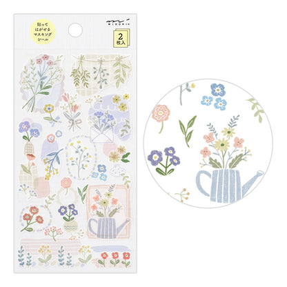 Midori Planner Stickers - Floral (2 Sheets)