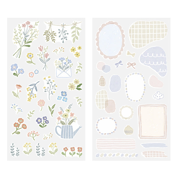 Midori Planner Stickers - Floral (2 Sheets)