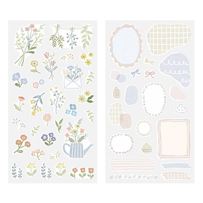 Midori Planner Stickers - Floral (2 Sheets)